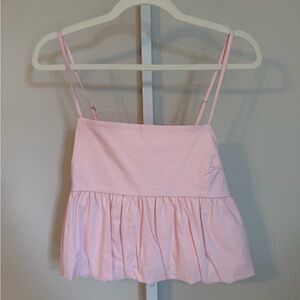 Abound Soft Pink Gathered Tank‎ Top